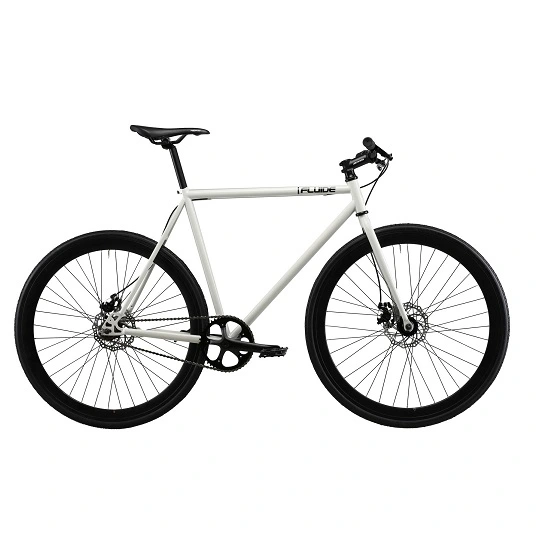 Bicicleta fixie Fluide disk 2022 blanca