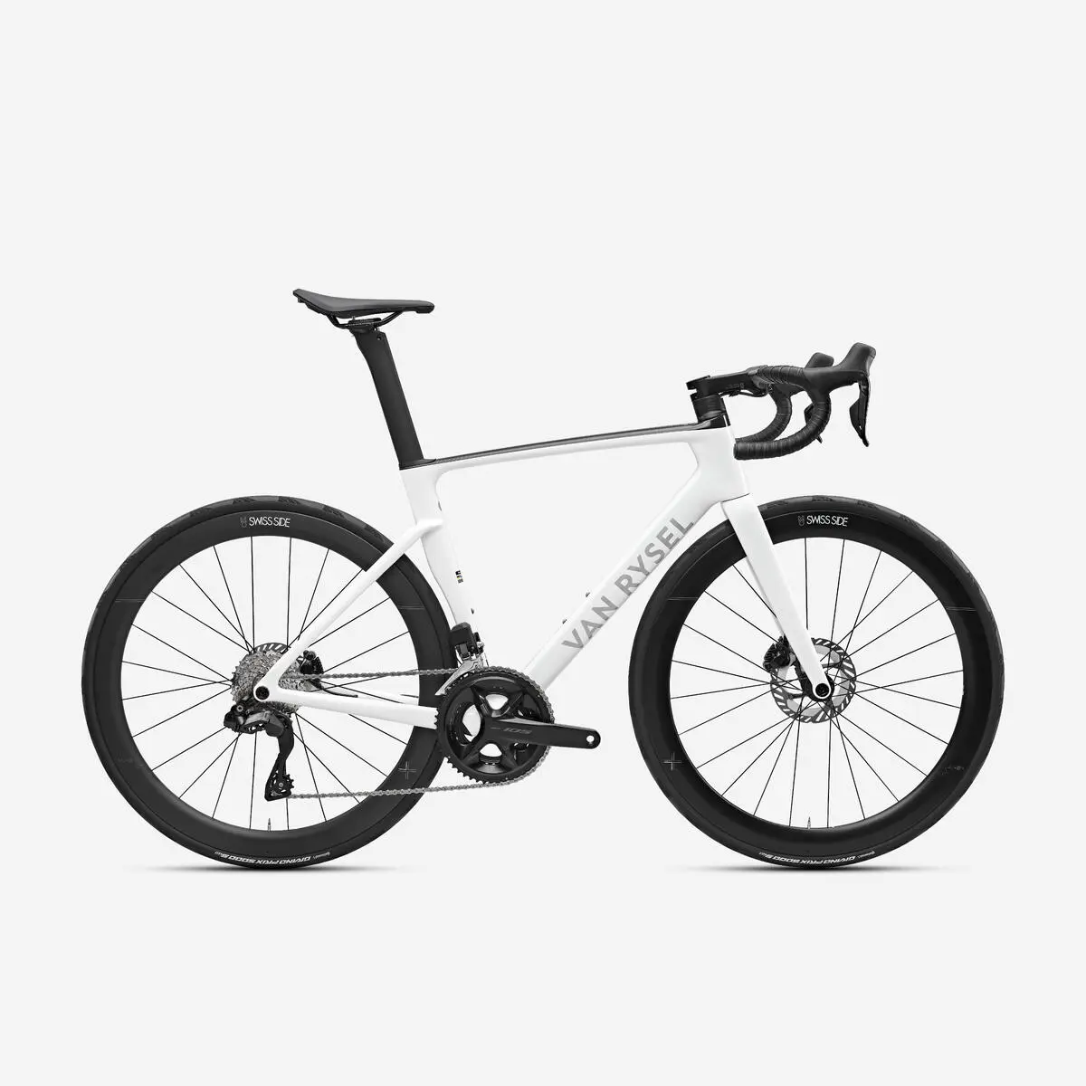 Van Rysel Bicicleta Carretera RCR Pro Blanco Shimano 105 DI2 12S